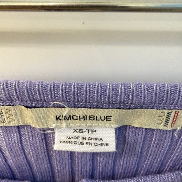 Kimchi Blue Lavender Knit Cardigan - Picture 2 of 6